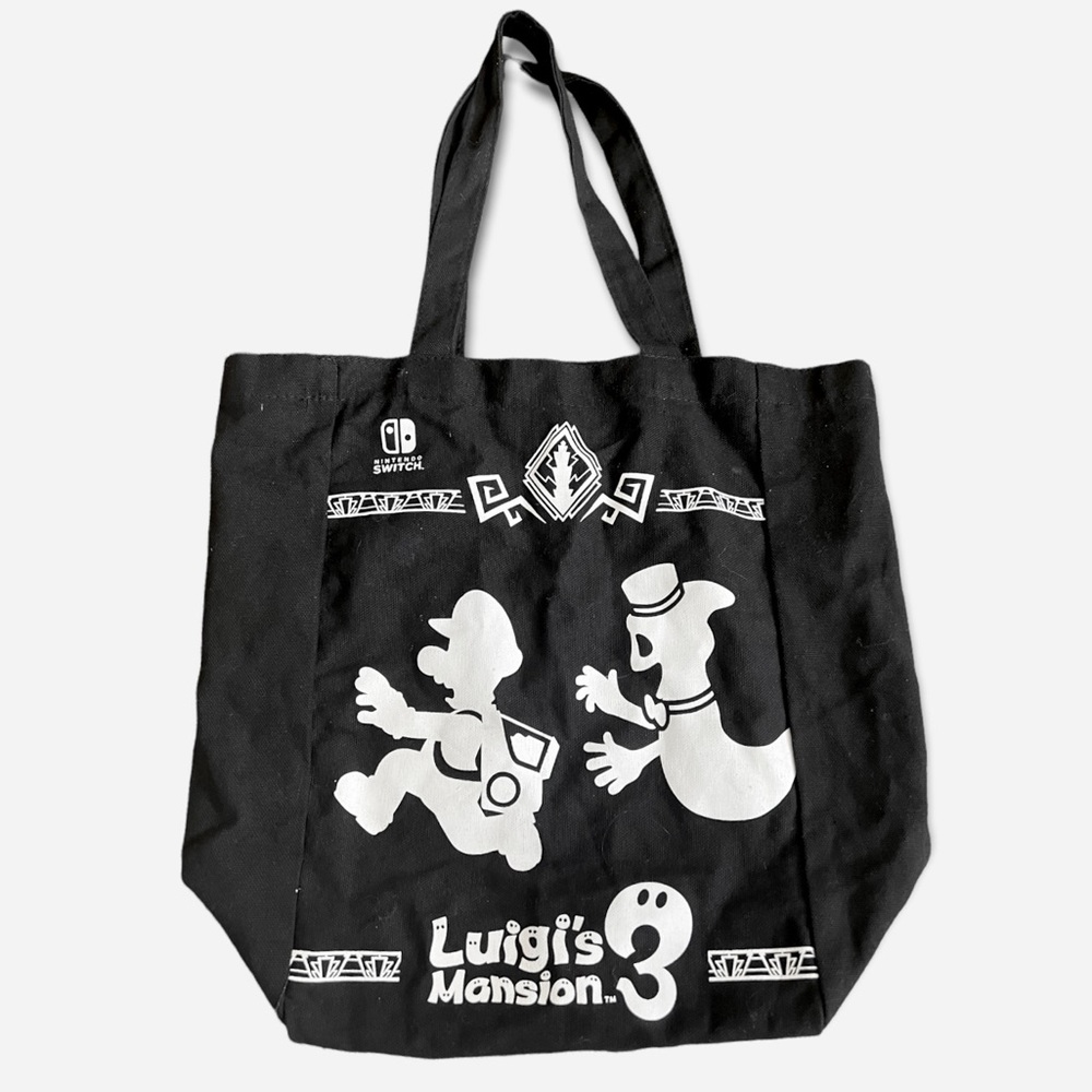 Nintendo Luigi's Mansion 3 Promo Pre-order Exclusive Switch Game Canvas Tote Bag